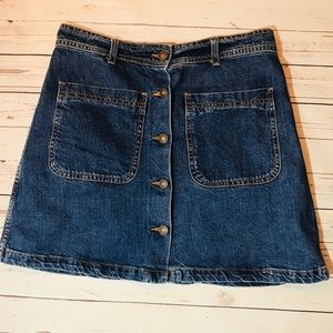 Zara Denim Mini Skirt